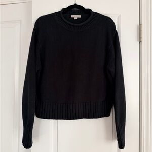 2024 J. Crew Roll Neck Black Sweater